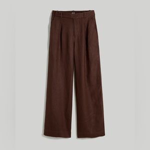 Madewell Harlow Wide-Leg Pant in 100% Linen